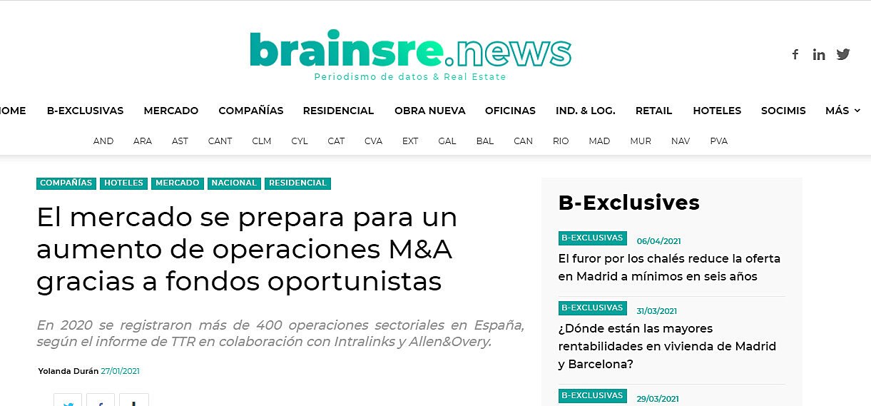 El mercado se prepara para un aumento de operaciones M&A gracias a fondos oportunistas